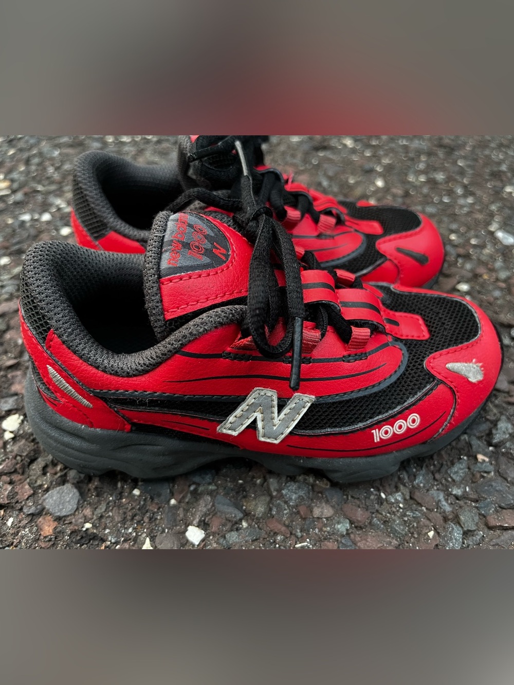 New Balance 1000 Toddler Kids Bungee Lace Athletic Sneakers Shoes Size